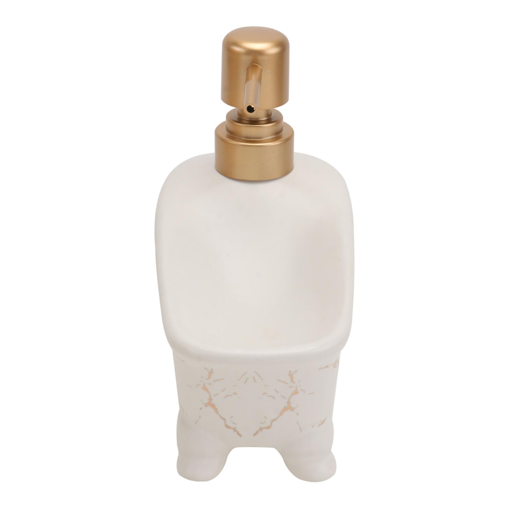 PRETYZOOM 1Pc Pressing Type Lotion Storage Bottle Refillable Hand Soap Dispenser for Liquid Soap Shampoo Essential Oils Stylish Marble Design for Bathroom Use