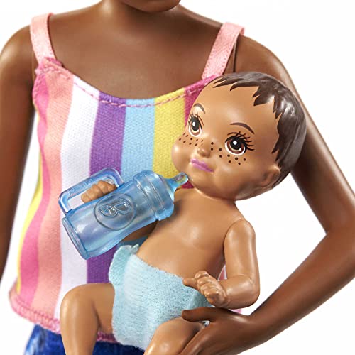 Muñeca Barbie Skipper Babysitters con accesorios 9 pulg miniatura 5