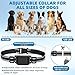 TLKTL Wireless Dog Fence System for 2 Dogs, Electric Dog Fence with LCD Screen, Adjustable Warning Strength, Range 50-999ft, Rechargeable Wireless Pet Fence for Outdoor Use