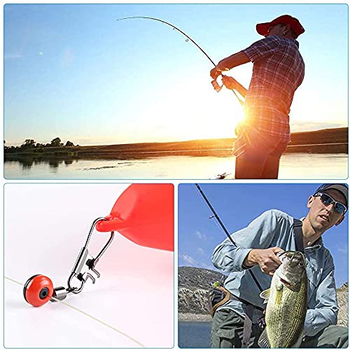 100 Stück Angeln Drehgelenk Snap, Angeln Barrel Wirbel, Angeln Wibel Kit, Edelstahl Lure Stecker, Snaps Angeln Set… – Bild 6