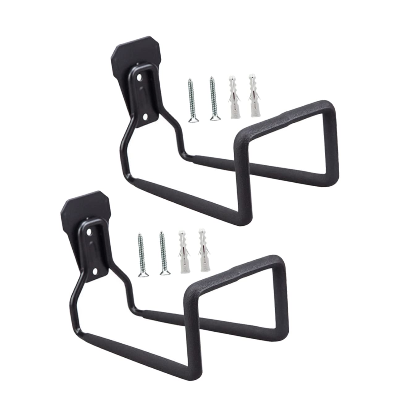 2pezzi Ganci Da Muro Heavy Duty Per Garage Da Ganci Per Stoccaggio Attrezzi Facile Installazione Su Pareti Di Mattone Per Organizzare Cavi e Utensili Garage e Giardino