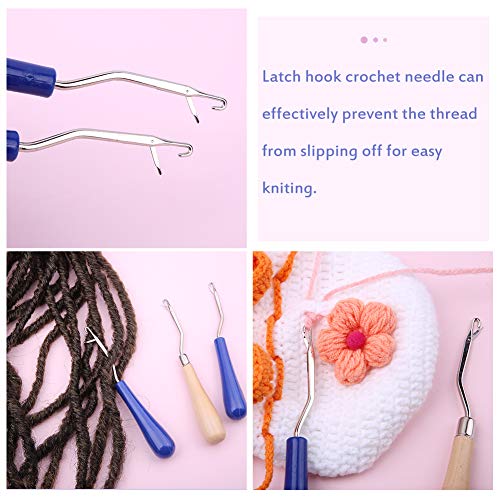 Bupete 3046-BUP Latch Hook Set, Latch Hook Crochet Needle thumb #4