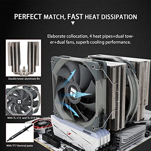 Thermalright Frost Spirit 140 CPU Air Cooler, 4