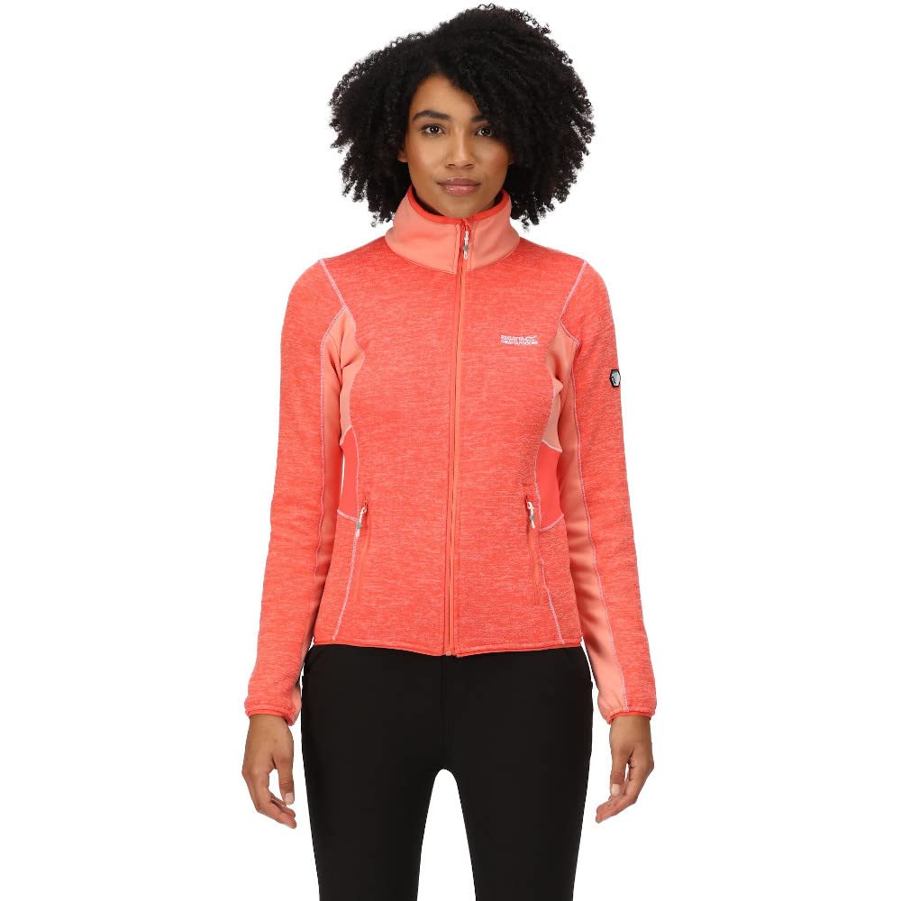 Regatta Womens/Ladies Lindalla III Fleece (10 UK) (Neon Peach/Fusion Coral)