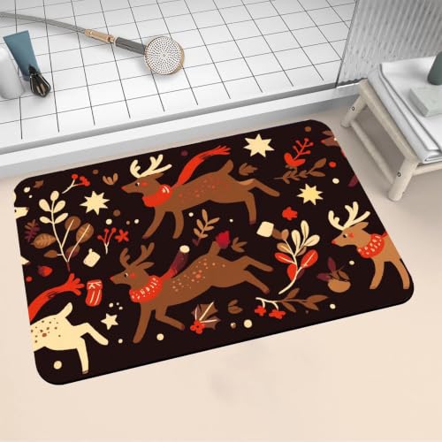 Tapis de Douche Super Absorbant et Antidérapant Lavable en Machine