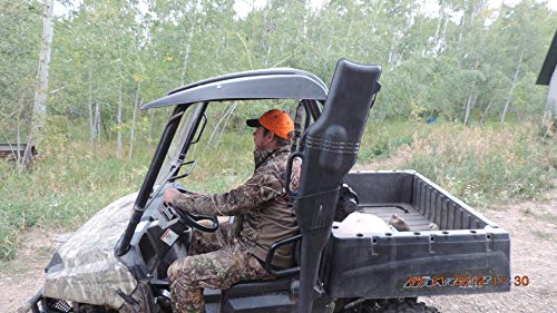 UTV Rifle Scabbard and Roll Bar Mount Kit Fits Polaris Yamaha Can Am Kawasaki including Scabbard RCM-3009B with Round Roll Bars