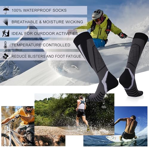 RANDY SUN Waterproof Breathable Knee High Kayaking Hunting Fishing Socks4