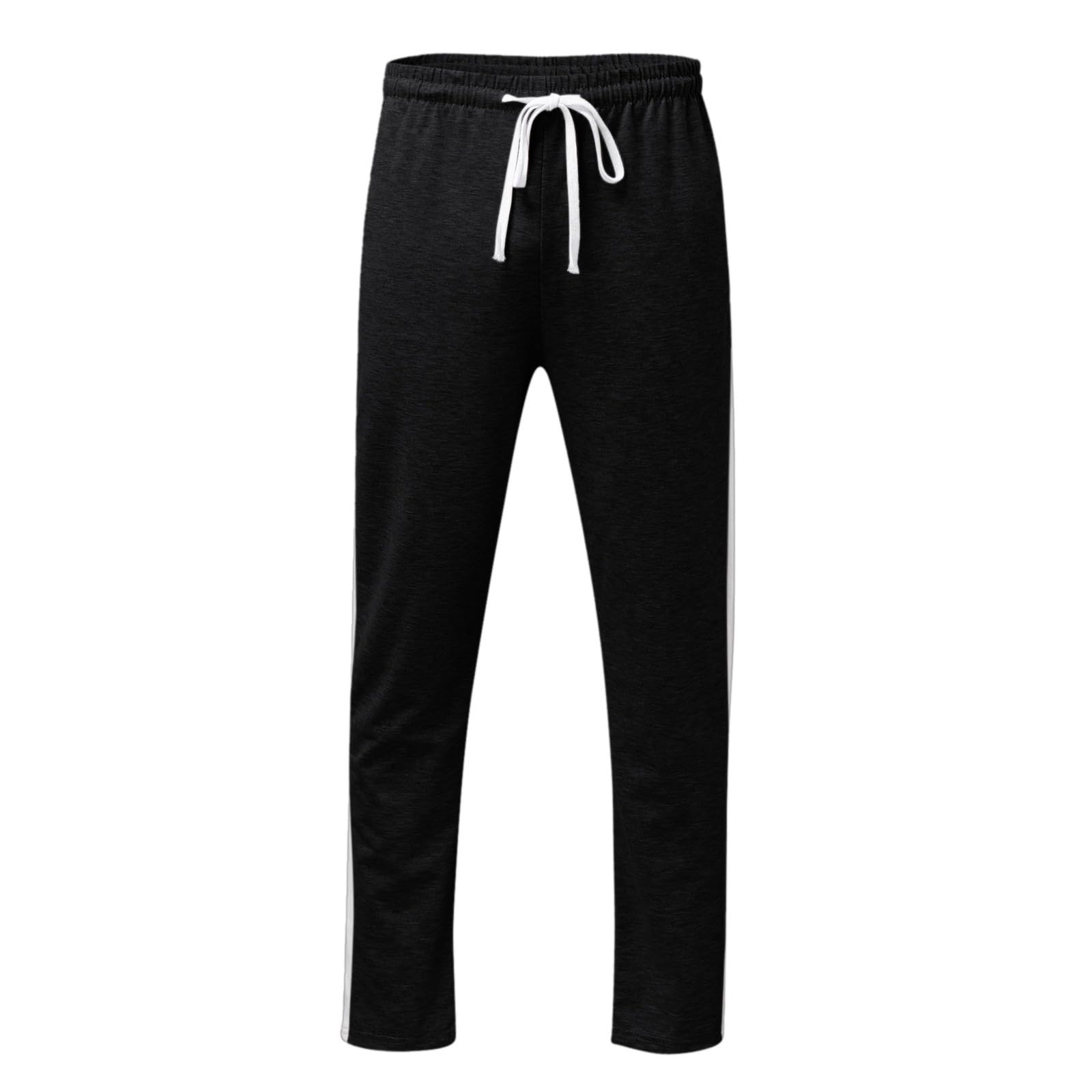 Generisch Tuta sportiva da uomo in cotone, da jogging, da corsa, set da 2 pezzi, con chiusura lampo e pantaloni da jogging per uomo, fitness, palestra, tuta sportiva
