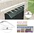 Curved Window Door Awning Awning, Silent rain Cover, Outdoor Awning Garden Awning Patio Porch Awning, Modern Garden Awning, Clear Polycarbonate Cover (Size : 50x280cm/20 x110)