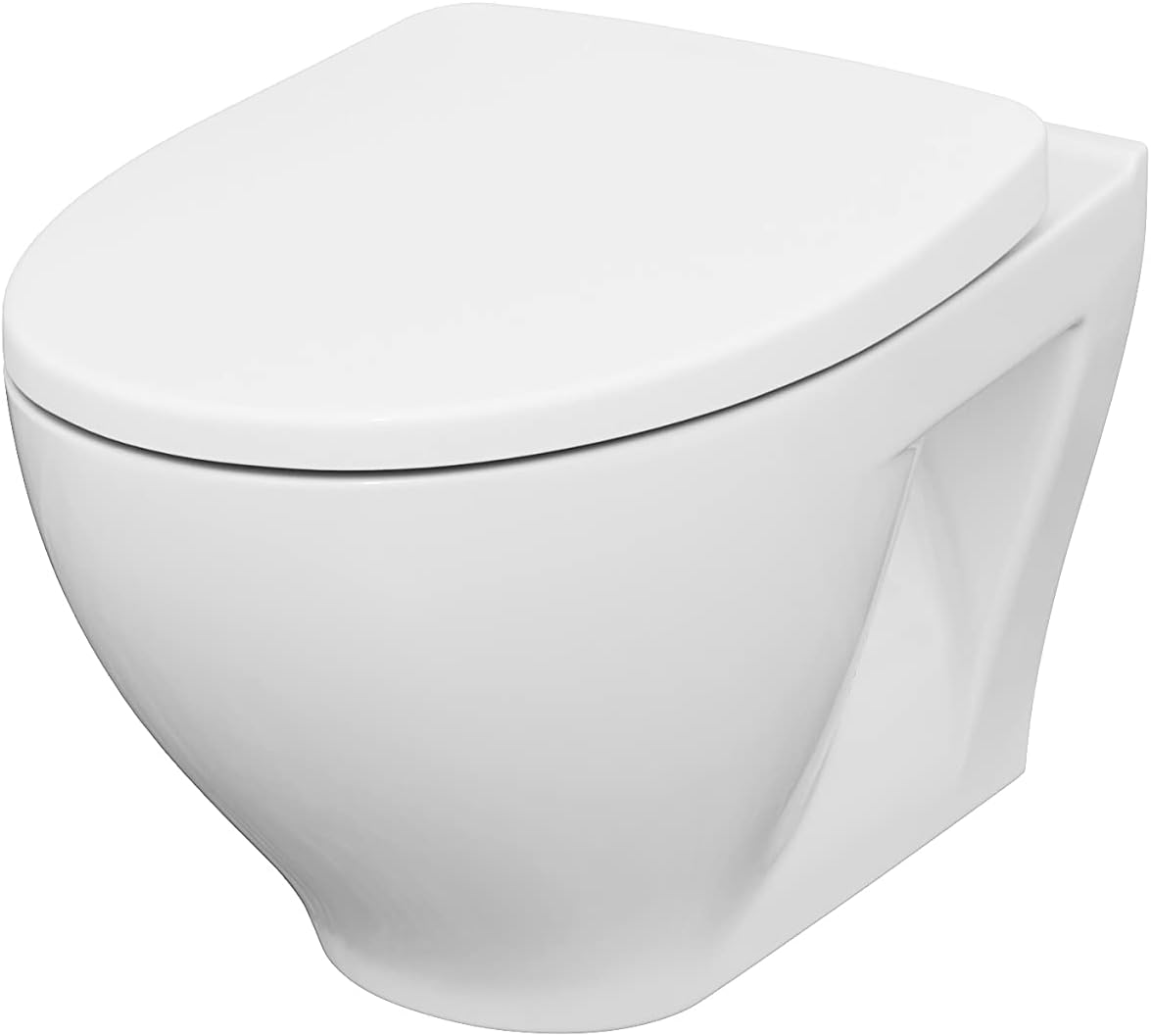 Rimless Cersanit Modu I Hanging Toilet Seat with SoftClose Mechanism