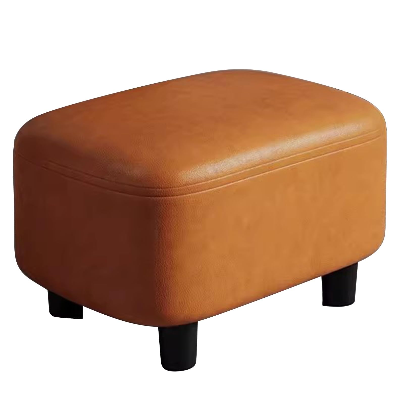 Repose-pieds confortable jaune et ottoman moderne gain de place