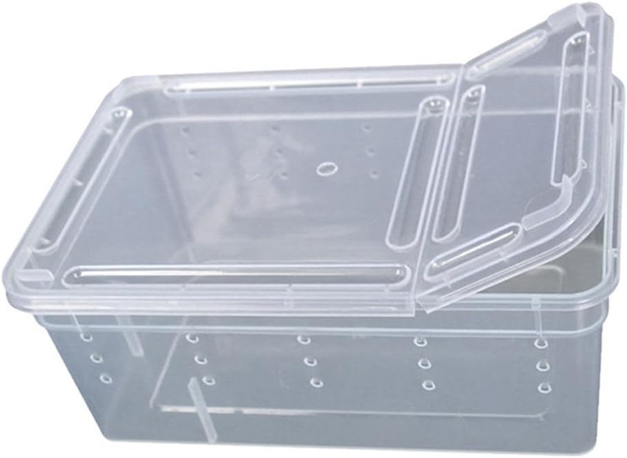 HypeetyReptile Box for Snake Turtle Breeding Box Case Feeding Hatching Container