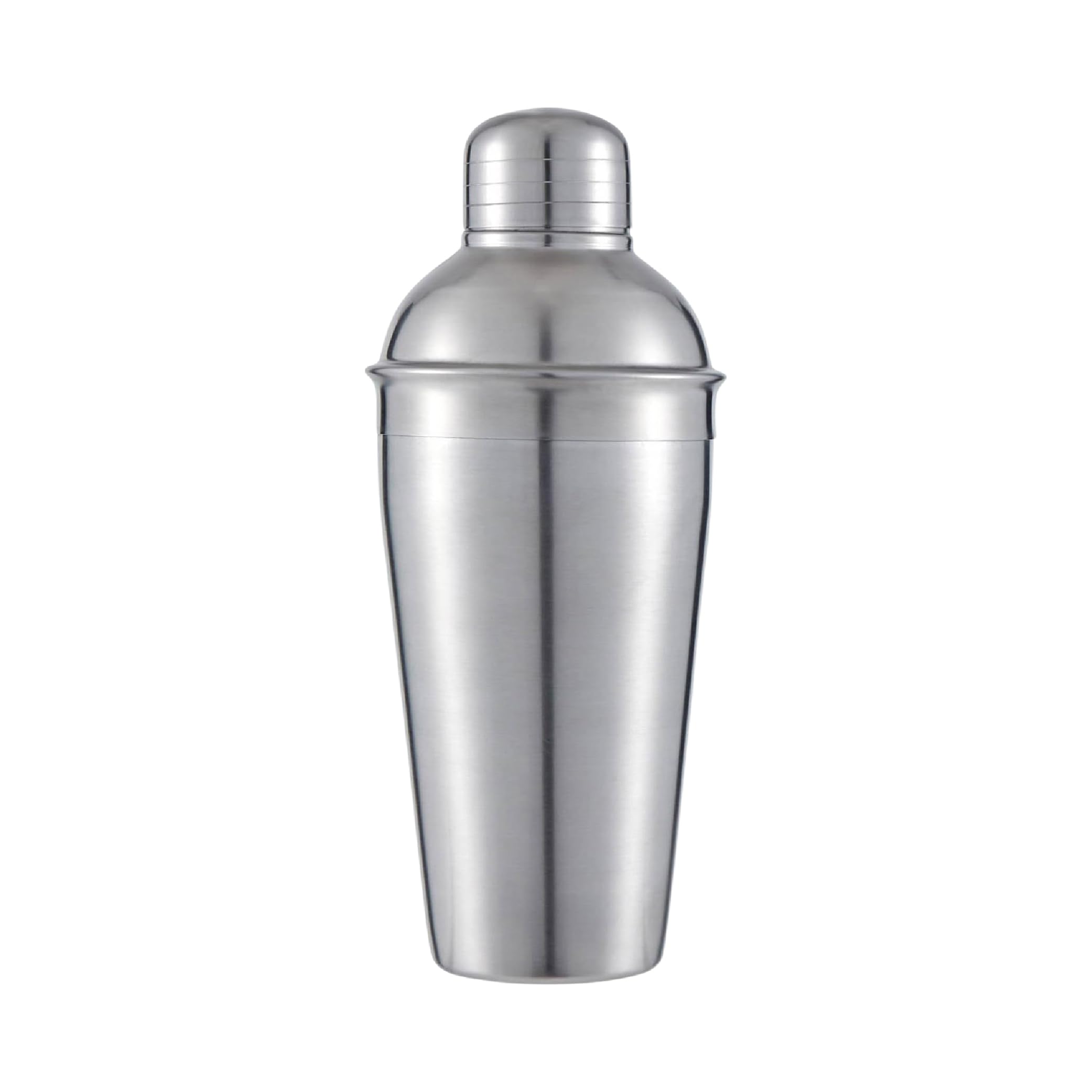 Buckingham Matt Silver Finish Stainless Steel Cocktail Shaker Drink Mixer With Built-In Strainer & Lid Premium Bartender Shaker For Mojitos Margaritas Martinis Cocktails & Mocktails 750 Ml (Matt Finish)