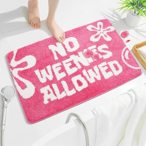 Nice Butt Bath Mat Pink Bum Funny Cute Bathroom Rugs Peach Blush Rug Shower Funny