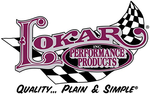 Image of Lokar BAG-6163 Billet Curved Electronic Brake Pad with Rubber for Chevrolet Chevelle