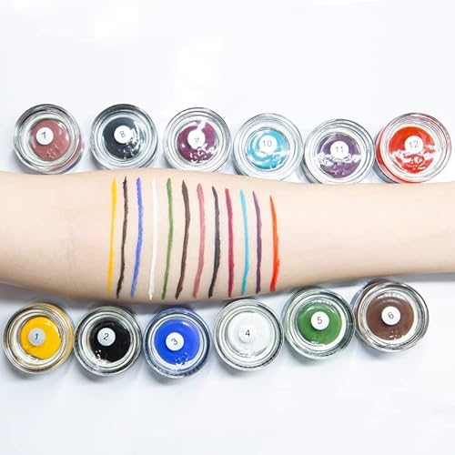 Erinde Eyeliner in gel nero, impermeabile, a lunga...