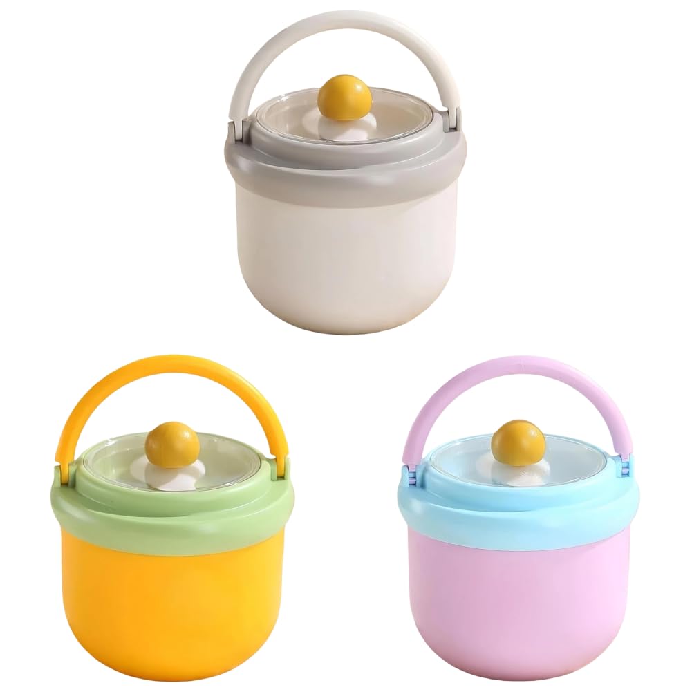 Kexpery Yogurt Containers 17oz with Lid and Spoon Insulated Box Breakfast Weekly Meal Chia Pudding Snack