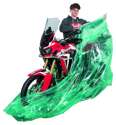 TELO COPRI MOTO RIPARA IMPERMEABILE ANTI GHIACCIO GARAGE PIEGHEVOLE PROTEZIONE CORROSIONE MISURA S-L Lunghezza: 280 cm, altezza: 200 cm