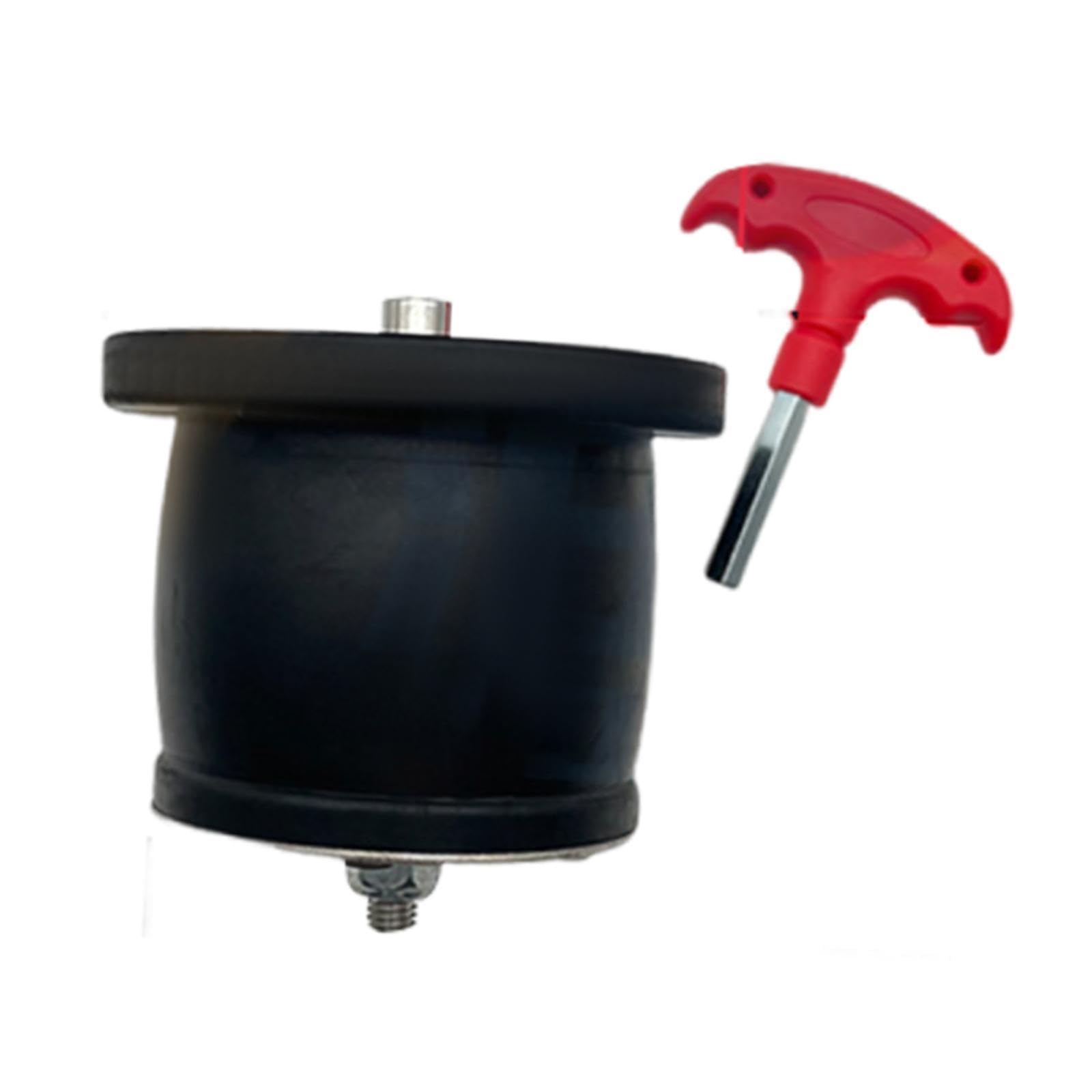 Milageto Tapón de Expansión para Drenaje con Mango Desmontable Material de Goma Y Acero Inoxidable Impermeable Y Duradero Ideal para Cocina Baño Y Embarcacion
