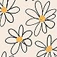 Uniclife Floral Sliding Ausweishülle Blume Kunststoff Case mit einziehbarem Badge Reel Karabiner-Clip und abnehmbarem Lanyard Strap Hard Vertical Card Protector