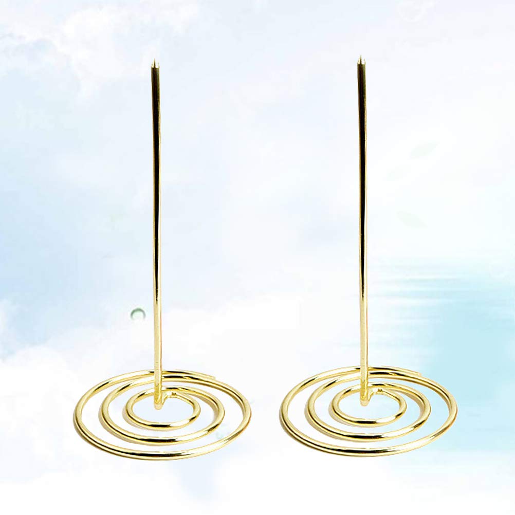 NULYLU Metall-Zettelspießer – Quittungshalter Für Restaurant, Büro & Küche – Platzsparend, Stabil, 11x7,3 Cm – Für Belege, Notizen & Tickets
