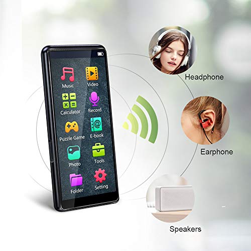 MP3 Player, MMUSC Full Touch Screen HiFi Lossless Sound Player,1080p Full HD Ultra Portable MP3 Player Support Video/Media/Music Player - Thumbnail 7