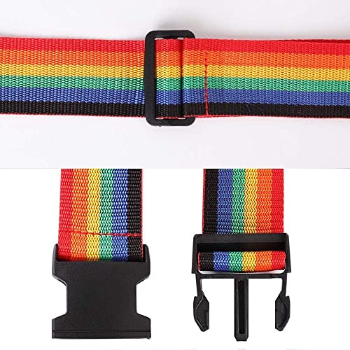 Suitcase Strap, Set of 4 Luggage Straps, Suitcase Strap, Cross Luggage Straps, Adjustable Suitcase Luggage Straps, Suitcase Straps with Buckle, Luggage Strap - Image 5