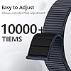 Yoohoo 20mm Nylon Straps for Samsung Galaxy Watch 7/6/5/4/FE Strap 40mm 44mm,Galaxy Watch 6 Classic Strap 47mm 43mm/4 Classic Band 42mm 46mm/5 pro 45mm, Nylon Sports Bands #2