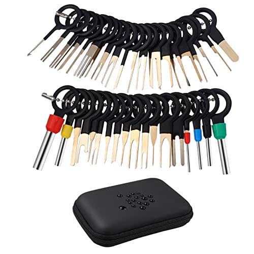 Kit extraction de terminaux électriques 76 pièces avec étui pour connecteurs auto