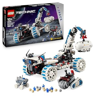 LEGO Technic Veicolo Spaziale Rover Lunare Lunar Outpost - Giocattolo Interattivo STEM con Braccio  Pannelli Solari e Modello di Robot - Regalo di Compleanno per Bambini e Bambine da 10 Anni - 42211