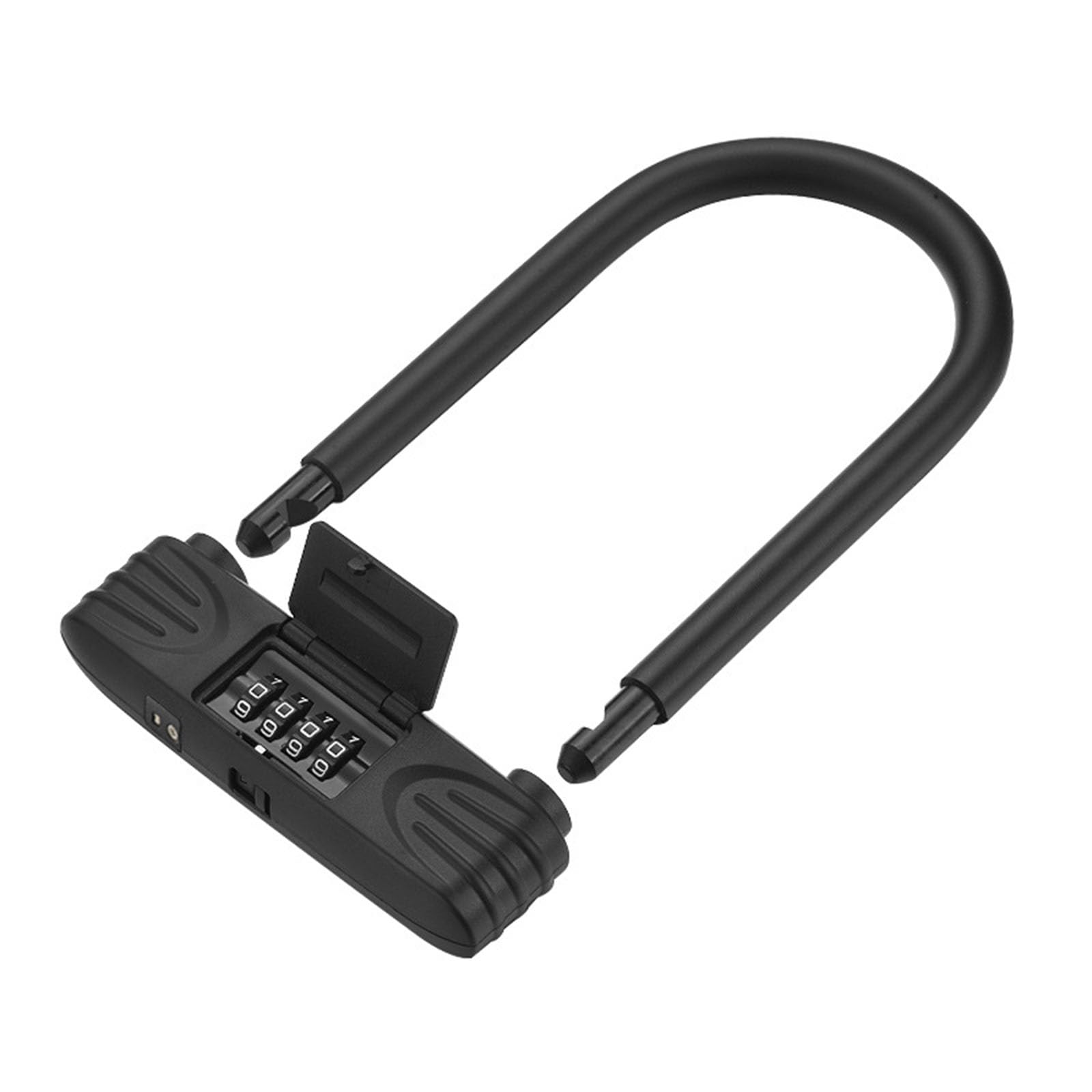 Lucchetto a U in lega resistente, con combinazione a 4 cifre, impermeabile, a forma di U, per biciclette, e-bike, mountain bike, cancelli, recinzioni