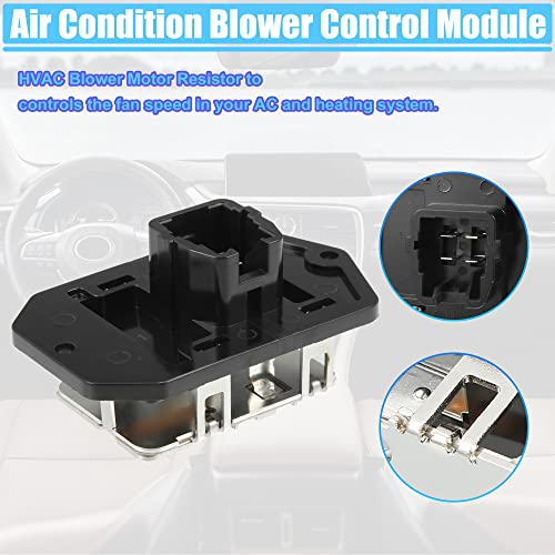 Image of ACROPIX HVAC Blower Motor Resistor AC Blower Control Module Fit for Toyota Corolla 2003-2008 No.8713802030 - Pack of 1 Black