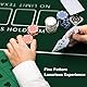 YUZPKRSI Profi Pokermatte 120 x 60cm, Texas Hold’em Pokerteppiche, Deluxe Poker Tischunterlage, Pokertischauflage Blackjack Matte, inkl Tragetasche für echtes Casino-Feeling