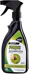 Forth Acaricida, Pronto Uso, Bifentrina, Eliminação de Ácaros, Pulverização Manual, 500ml
