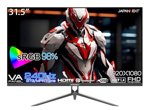 sanji241MAXZEN 31.5インチ FHD モニター JAPANNEXT 31.5インチ曲面 4K(3840 x 2160)液晶モニター JN