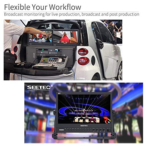 Image of P133-9HSD 13.3 Inch 4K HMDI Broadcast Monitor Professional LCD Director Studio Production Monitoring IPS Screen Aluminum Design