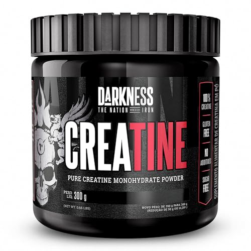 Darkness - Creatina 100% Pura Monohidratada - Creatina em Pó - Su...
