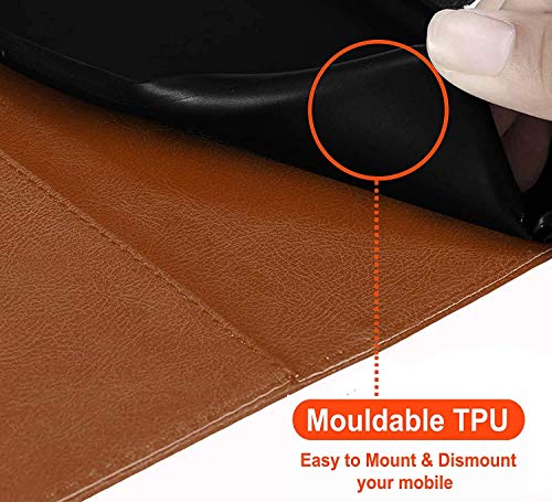 Image of amazon basics OnePlus 15 5G Flip Cover | Card Pockets Wallet & Stand | Flip Cover for OnePlus 15 5G (Beige and Blue)