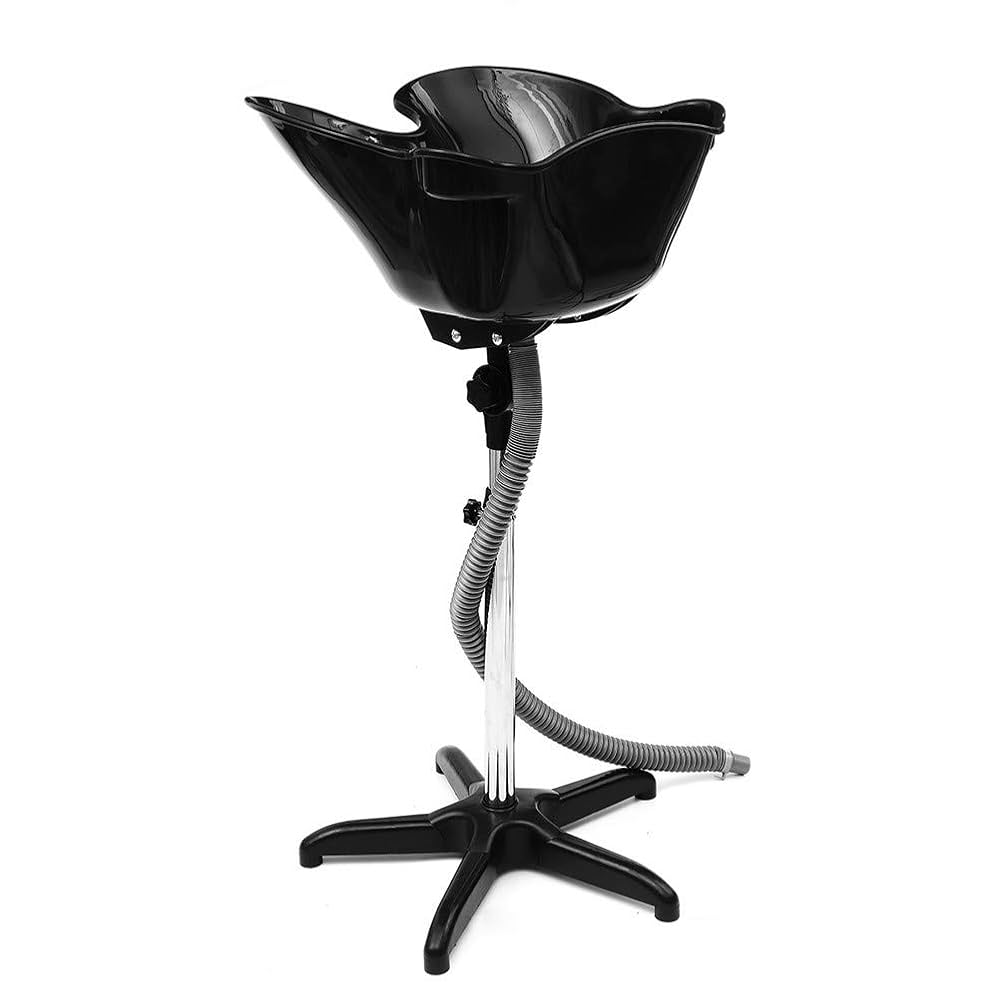 Amazon.co.jp: シャンプーシンク、ポータブル調整可能な黒美容