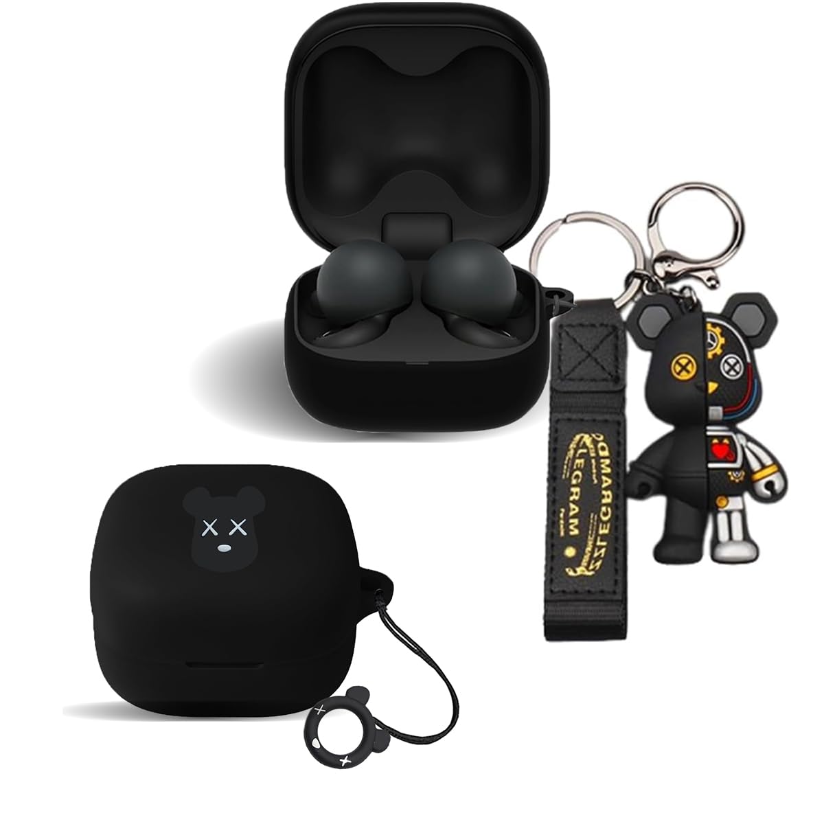 Sony LinkBuds Fit WF-LS910N ケース付き 美品 SONY LinkBuds Open WF-L910 ケース Fit WF-LS910N カバー 耐
