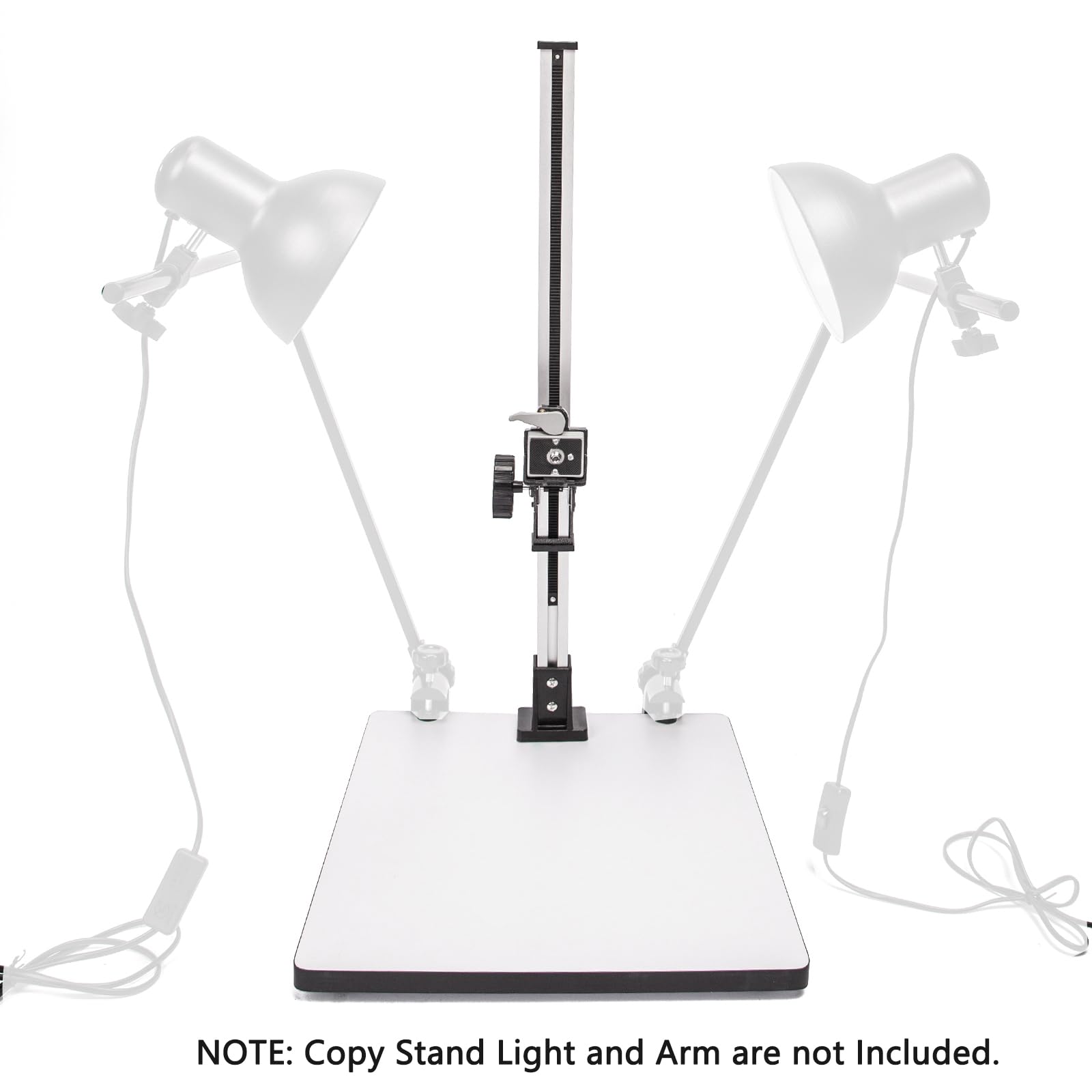 Copy Stand Board, Plateforme de Prise de Vue avec Base et Colonne de caméra Centrale, pour caméra Reflex numérique, Macro Shoot Video, Supports de Reproduction, Travail de Copie