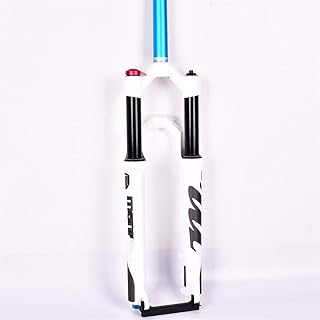 TYXTYX 26/27.5 inch MTB Bicycle Magnesium Alloy Suspension Fork, Mountain Front Fork Air Pressure Shock Absorber Fork Fork Bicycle Accessories Shoulder Control