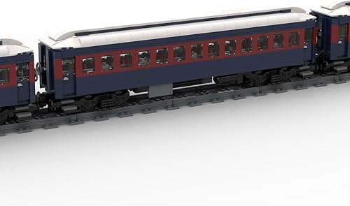 Miniatura 4 de Juego de bloques de construcción de locomotora eléctrica polar navideña, kit de exhibición de modelo de tren, decoración del hogar y la oficina y