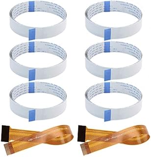 Youmile 6PCS Flexible Ribbon Cable FFC Cable 15 Pin 1.0mm Pitch 15cm/5.9inch for Raspberry Pi Camera with 2PCS Ribbon Cable 15 Pin to 22 Pin 15cm/5.9inch for Raspberry Pi Zero