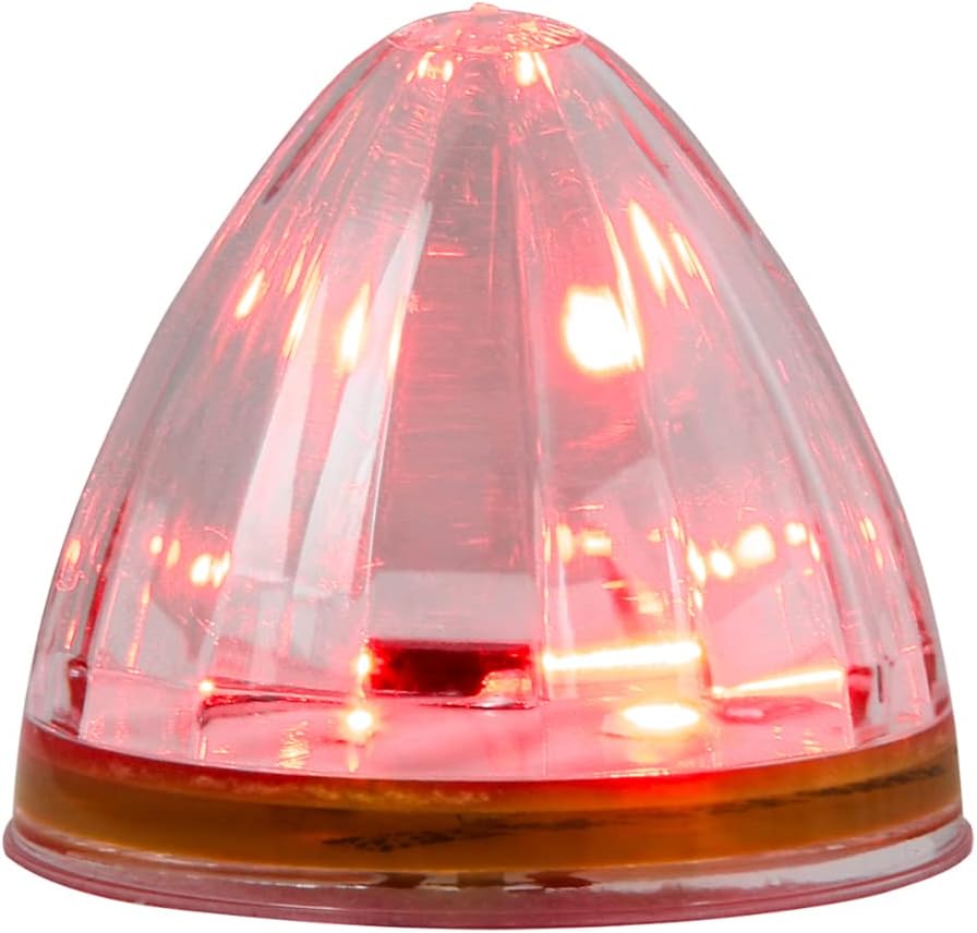 GG Grand General 79543 2.5 inches Red/Clear Watermelon 6 LED Sealed Light