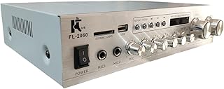 GM FL-2060 Audio amplifier hi-fi stereo sound with USB SD MIC input bass treble ECHO TONE control 1200W