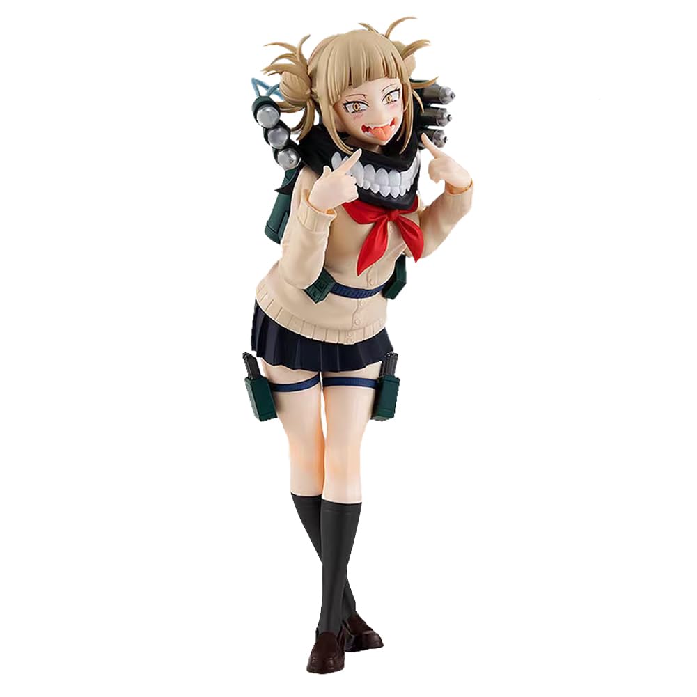 Lot De 2 Figurines Toga Himiko (MHA) - 17 Cm Et 15 Cm - PVC Haute Qualité - Décoration Bureau Ou Collection - Idée Cadeau Fan D'Anime