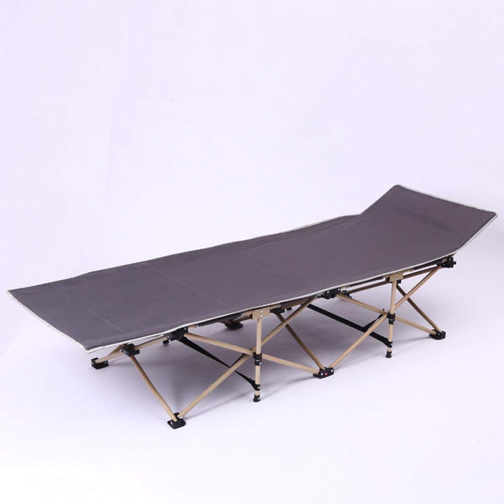 Chaise Longue Pliante Lit de Camping Double et Transat de Plage Confortable