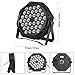 36 LED Par Lights, RGB Par Can Light Stage Lights, 10 Modes DJ Lights Stage Lighting Uplights with Sound Activated Remote Control & DMX Uplights for Events Wedding Party