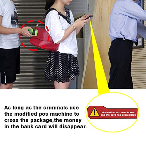 Owfeel — Protetor de cartão de crédito com bloqueio de RFID e NFC para cartões sem contato com bloqu